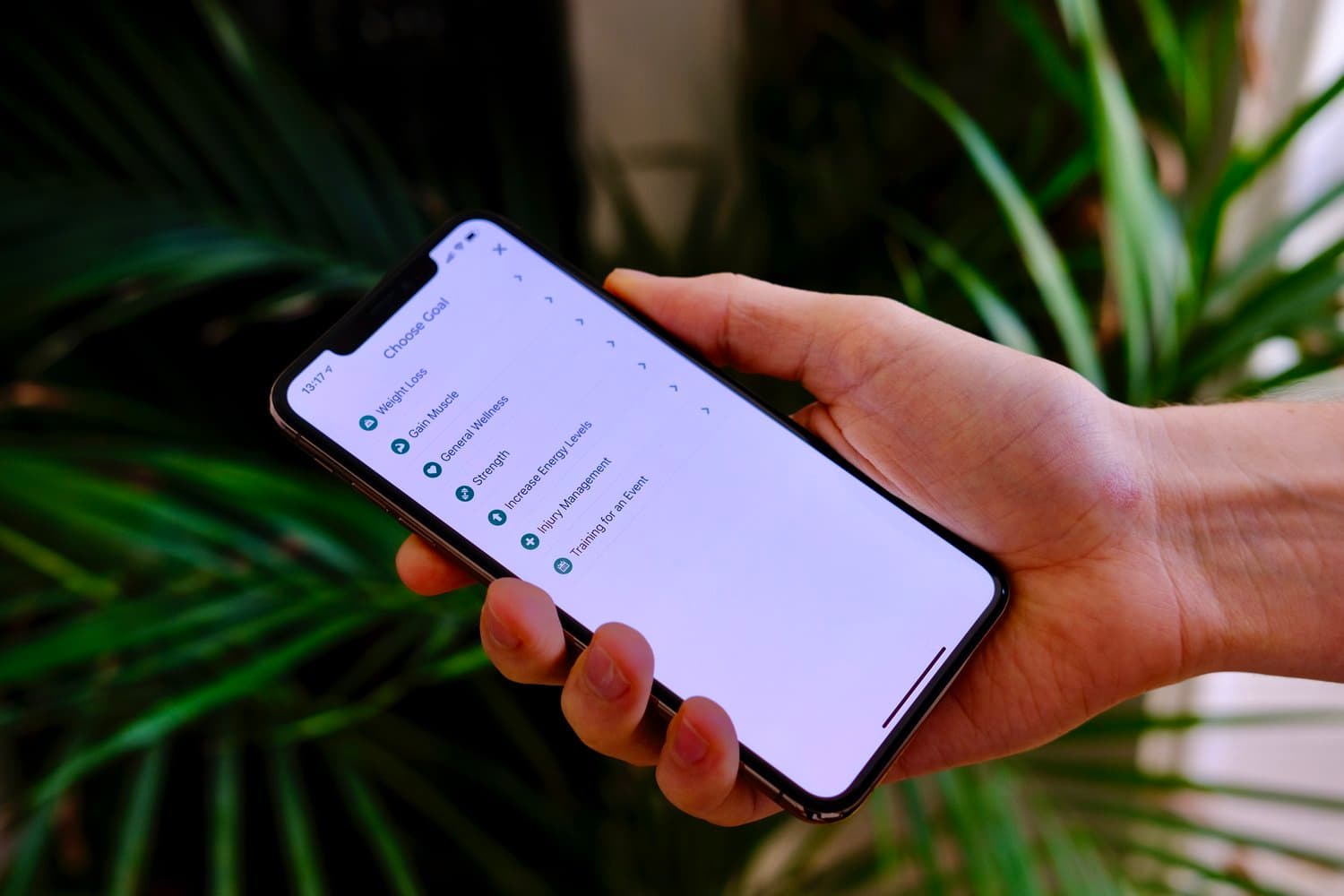 HealthPOD mobile app displayed on a phone